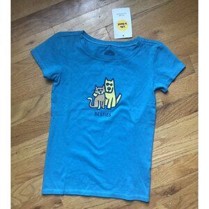 🆕Life Is Good Besties Teal T-shirt Size 5/6